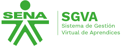 logo SENA SGVA (Sistema de gestión virtual de aprendices)